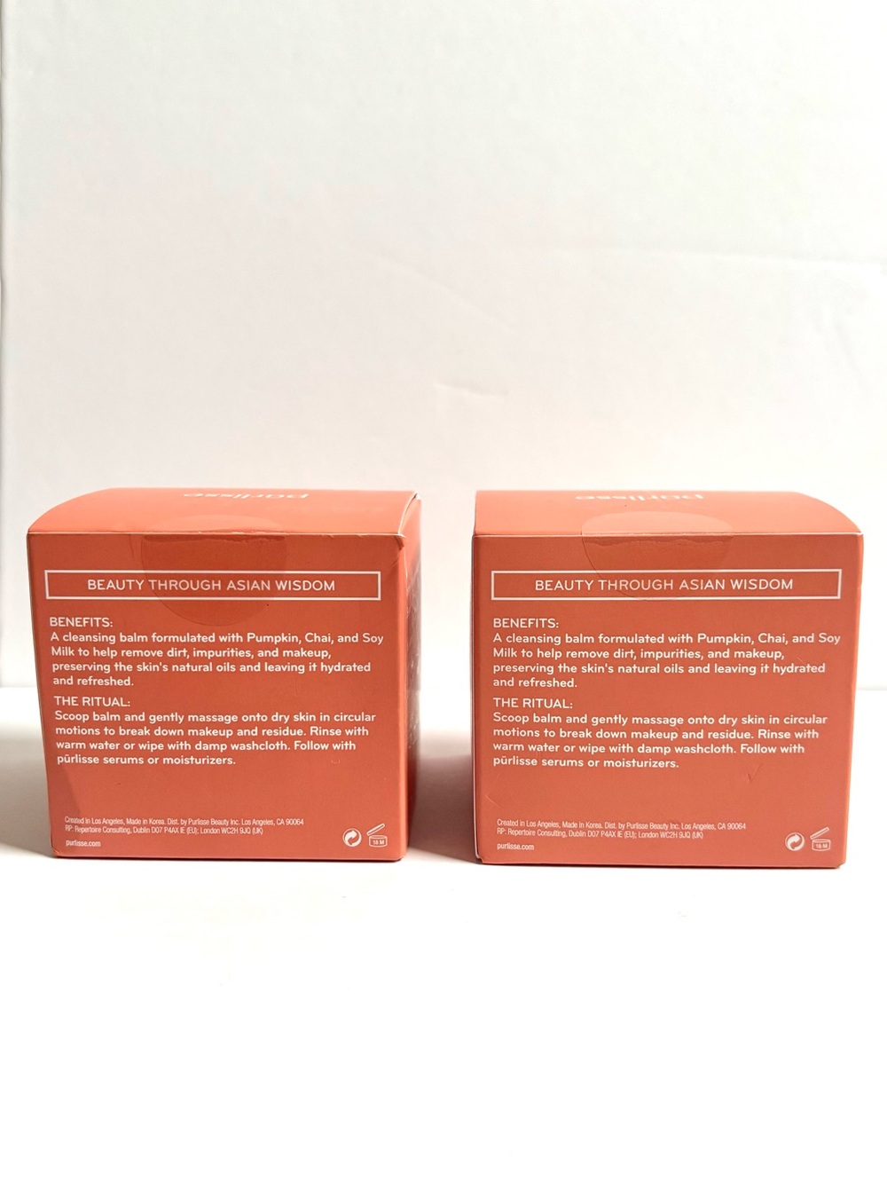 Set of two (2) Purlisse Pumpkin Chai Latte Cleansing Balms - Picture 3 of 6